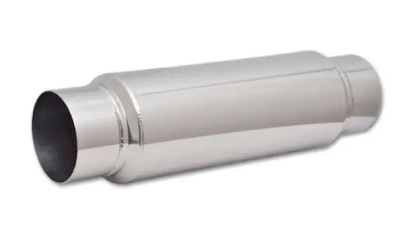 Vibrant SS Resonator (Standard Design) 4in inlet/outlet x 18in long w/5in OD resonator body thumbnail 2