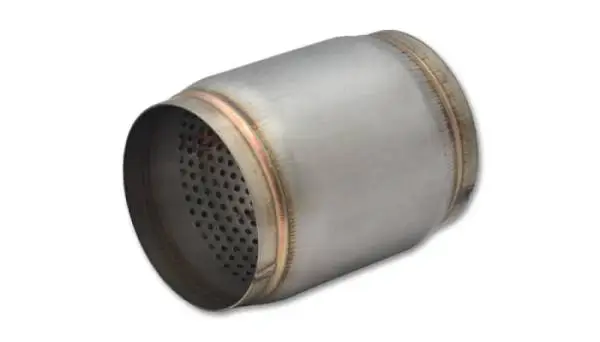 Vibrant SS Race Muffler 3.5in inlet/outlet x 5in long thumbnail 2