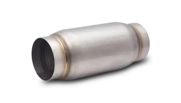 Vibrant SS Race Muffler 4in inlet/outlet x 9in long thumbnail 3