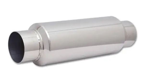 Vibrant SS Resonator (Standard Design) 3.5in inlet/outlet x 18in long w/5in OD resonator body thumbnail 2