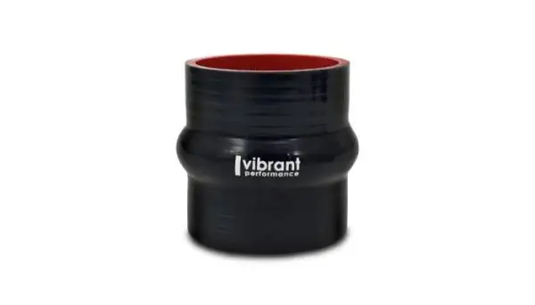 Vibrant Silicone  Hump Hose Coupler 1.25in ID x 3.00in Long - Black thumbnail 2
