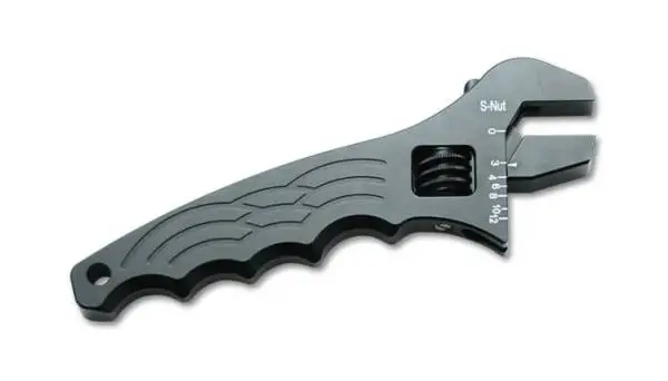 Vibrant -12AN Aluminum Wrench - Anodized Black (individual retail packaged) image 5