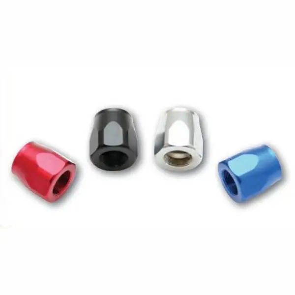 Vibrant -4AN Hose End Socket - Red image 5