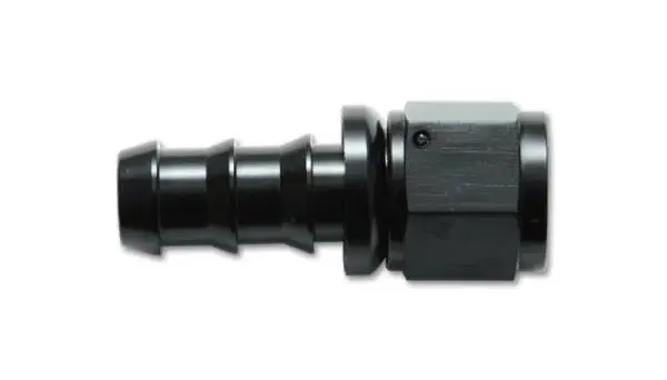 Vibrant -4AN Push-On Straight Hose End Fitting - Aluminum image 2