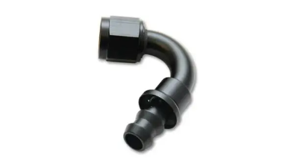 Vibrant Push-On 120 Degree Hose End Elbow Fitting - -6AN image 2