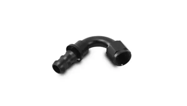 Vibrant Push-On 120 Degree Hose End Elbow Fitting - -8AN image 3