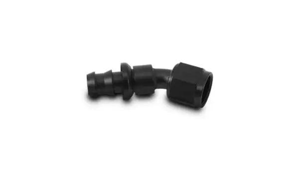 Vibrant Push-On 30 Degree Hose End Elbow FittingSize -8AN image 3