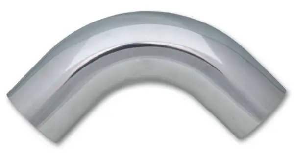 Vibrant 3.25in O.D. Universal Aluminum Tubing (90 Degree) 3.25in CLR 5in Leg Length thumbnail 3