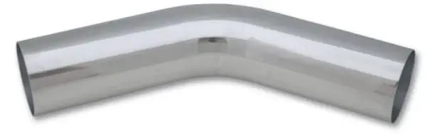 Vibrant 3.25in O.D. Universal Aluminum Tubing (45 Degree) 3.25in CLR 5in Leg Length thumbnail 3