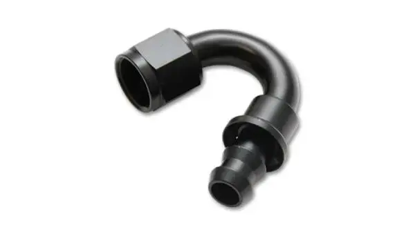 Vibrant -4AN Push-On 150 Degree Hose End Fitting image 2