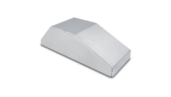 Vibrant I/C End Tank 4.5in Wide 11.8in Long 3.5in Tall Use w/ Horizontal I/C Core 12834 - 5052 Alum thumbnail 2