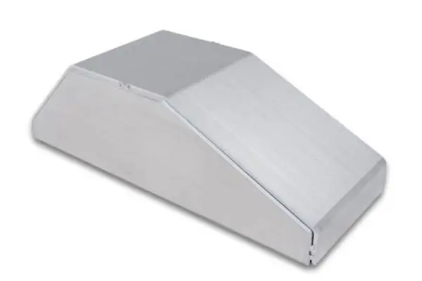 Vibrant I/C End Tank 4.5in Wide 11.8in Long 3.5in Tall Use w/ Horizontal I/C Core 12834 - 5052 Alum thumbnail 3