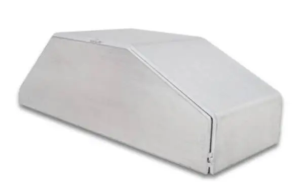 Vibrant I/C End Tank 4in Wide 9.85in Long 3.25in Tall Use w/ Horizontal I/C Core 12837 - 5052 Alum thumbnail 3