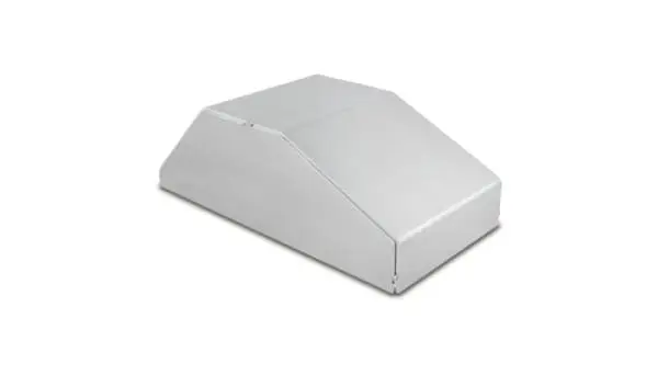 Vibrant I/C End Tank 6in Wide 12in Long 4in Tall Use w/ Horizontal I/C Core 12844 - 5052 Aluminum thumbnail 2