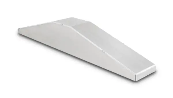 Vibrant I/C End Tank 3.5in Wide 24in Long 3.75in Tall Use w/ Vertical I/C Core 12859 - 5052 Aluminum thumbnail 2