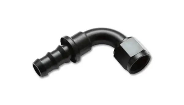 Vibrant -10AN Push-On 90 Deg Hose End Fitting - Aluminum image 4
