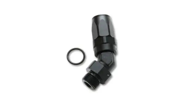Vibrant Male -8AN 45 Degree Hose End Fitting - 7/8-14 Thread (10) image 2