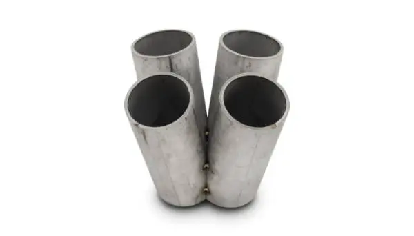 Vibrant 4 into 1 SS Turbo Manifold Merge Collector for T4 Divided Flange (48mm Pipe OD 4.5in tall) thumbnail 3