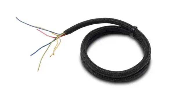 Vibrant 1/2in O.D. Flexible Split Sleeving (10 foot length) Black thumbnail 3