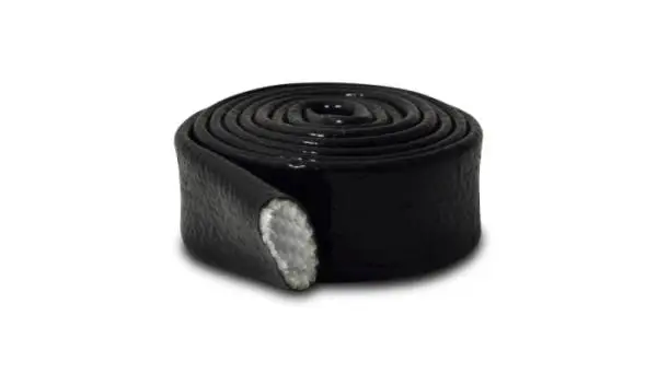 Vibrant 1/2in O.D. Heat Protect Flexible Sleeving (5 foot length) Black thumbnail 3
