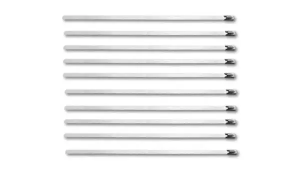 Vibrant Stainless Steel Cable Ties 14.5in Long (10 Cable Ties / Pack) thumbnail 2