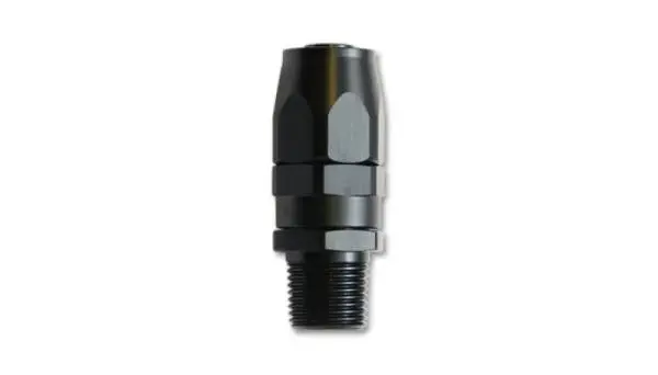 Vibrant -10AN Male NPT Straight Hose End Fitting - 1/2 NPT thumbnail 2