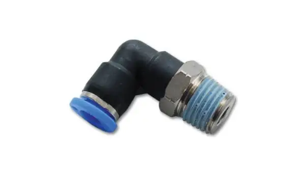 Vibrant Male Elbow Pneumatic Vacuum Fitting (1/8in NPT Thread) - for use with 1/4in (6mm) OD tubing thumbnail 2