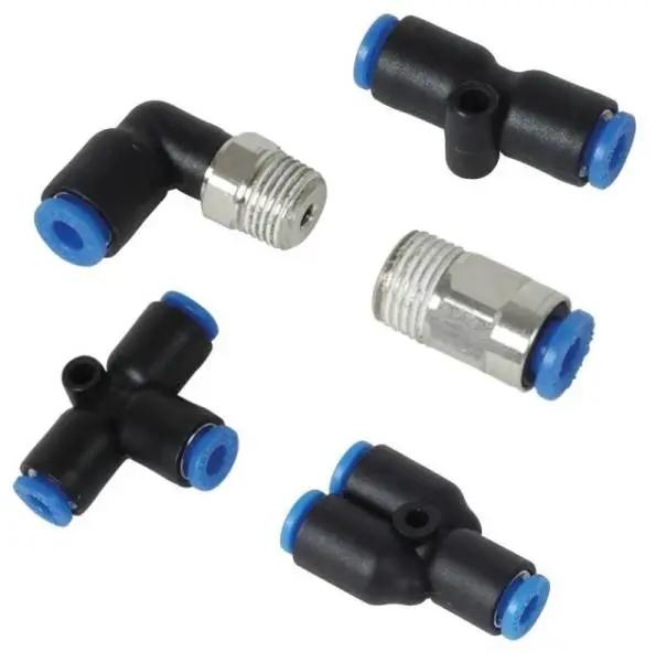 Vibrant Union inTin Pneumatic Vacuum Fitting - for use with 1/4in (6mm) OD tubing image 5