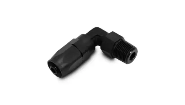 Vibrant Male NPT 90 Degree Hose End Fitting -6AN - 3/8 NPT image 3