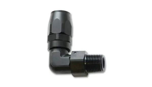 Vibrant Male NPT 90 Degree Hose End Fitting -8AN - 1/4 NPT image 2