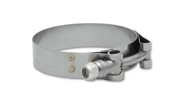 Vibrant SS T-Bolt Clamps Pack of 2 Size Range: 2.27in to 2.63in O.D. For use with 2in I.D. couplings thumbnail 4