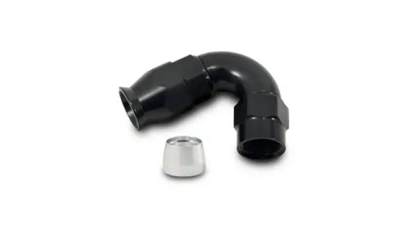 Vibrant -8AN 120 Degree Hose End Fitting for PTFE Lined Hose image 2