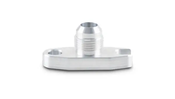 Vibrant 2.00in Bolt Hole -10AN Male Flare Aluminum Oil Drain Flange w/Crowfoot