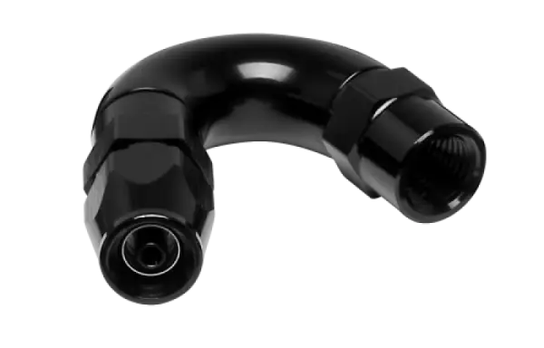 Vibrant -3AN 150 Degree High Flow Hose End Fitting for PTFE Lined Hose