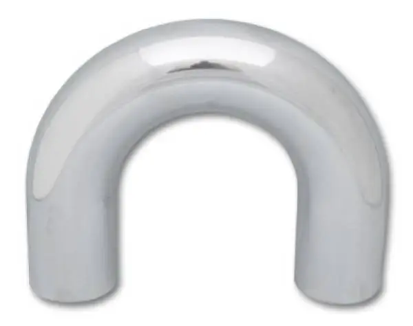 Vibrant 4in O.D. Universal Aluminum Tubing (180 degree Bend) - Polished thumbnail 3
