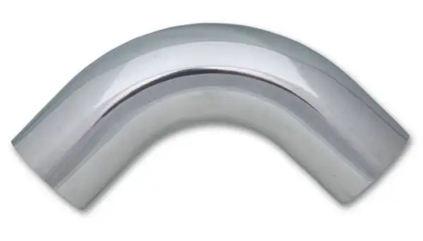 Vibrant 4in O.D. Universal Aluminum Tubing (90 degree bend) - Polished thumbnail 2