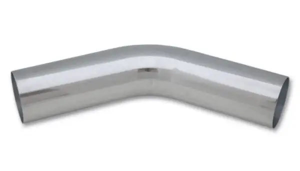 Vibrant 2.75in O.D. Universal Aluminum Tubing (45 degree bend) - Polished thumbnail 2
