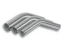 Vibrant 2.75in O.D. Universal Aluminum Tubing (45 degree bend) - Polished thumbnail 5