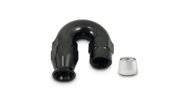 Vibrant 180 Degree High Flow Hose End Fitting for PTFE Lined Hose -12AN image 2