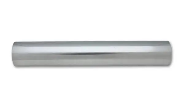 Vibrant 2.25in O.D. Universal Aluminum Tubing (18in long Straight Pipe) - Polished thumbnail 2