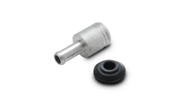 Vibrant 19mm (3/4in) O.D. Aluminum Vacuum Hose Fitting (includes Rubber Grommet) image 3