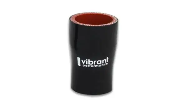 Vibrant 4 Ply Reducer Coupling 1.25in x 1.50in x 3in Long (BLACK) thumbnail 2