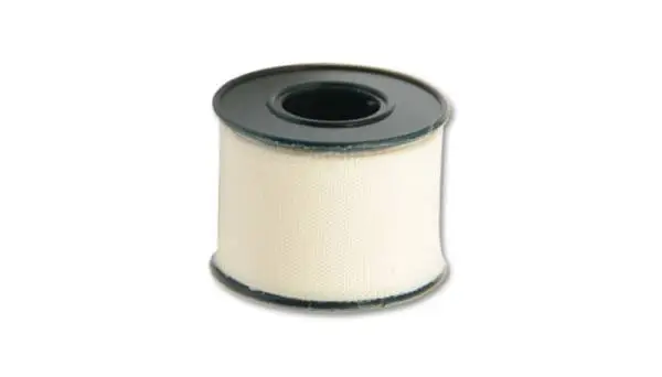 Vibrant 2 Meter (6-1/2 Feet) Roll of White Adhesive Clean Cut Tape thumbnail 2