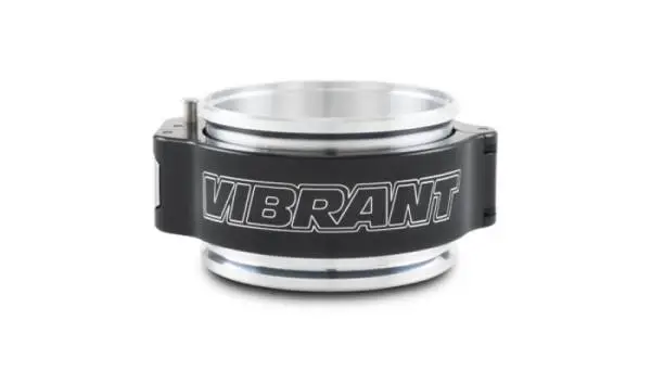 Vibrant 3in O.D. Aluminized HD 2.0 Clamp Assembly - Anodized Black