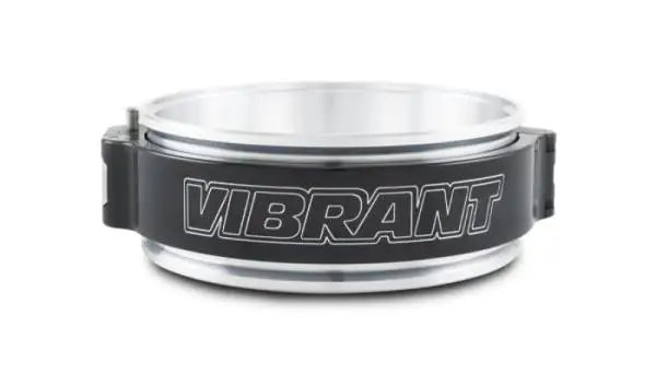 Vibrant 5in O.D. Aluminized HD 2.0 Clamp Assembly - Anodized Black