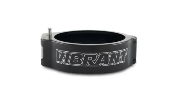 Vibrant 3in O.D. Aluminized HD 2.0 Clamp - Anodized Black (Clamp Only)
