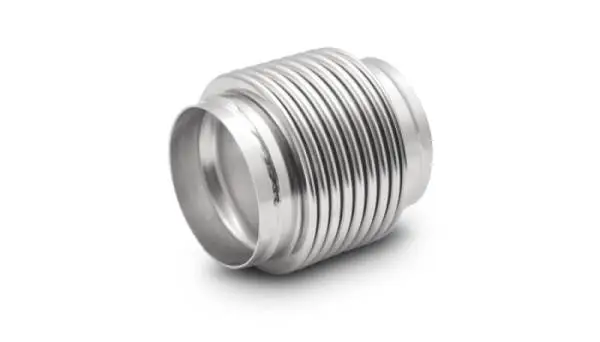 Vibrant SS Bellow Assembly w/ Solid Liner 3.5in ID x 4in overall L Electro Polished thumbnail 3