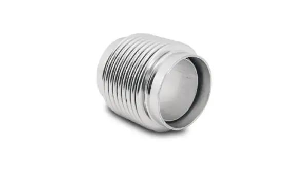 Vibrant SS Bellow Assembly w/ Liner 1.875in Inlet/Outlet ID x 2.75in OAL Electro Polished thumbnail 2