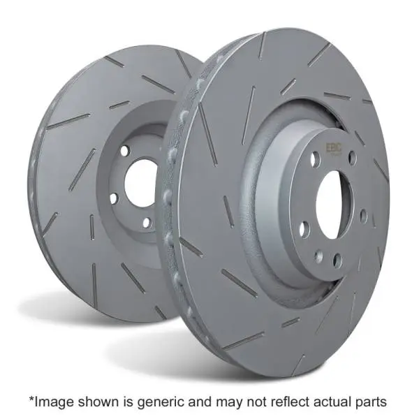 EBC 2019+ Chevrolet 1500 2WD/4WD USR Slotted Front Rotors thumbnail 2