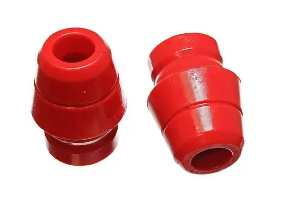 Energy Suspension 97-06 Jeep Wrangler YJ/TJ Red Front Bump Stop Set (Set of 2) image 3
